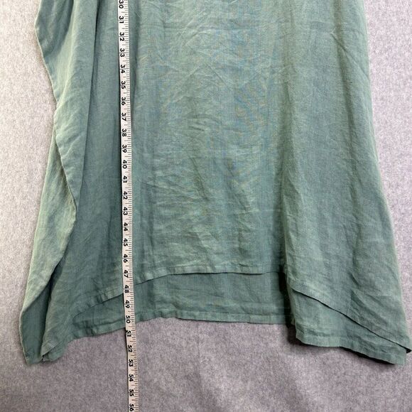 NWT Bryn Walker Size Small PILKINGTON DRESS Shore Blue Pacific Linen 3/4 Sleeve - Picture 15 of 16
